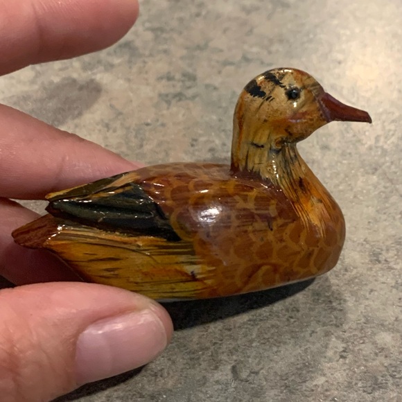 Set of 6 Mandarin Love Duck/ Feng shui ducks / Mini decoy - Picture 4 of 7